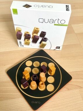 Quarto Board Game – Wooden Strategy & Logic Game by Gigamic